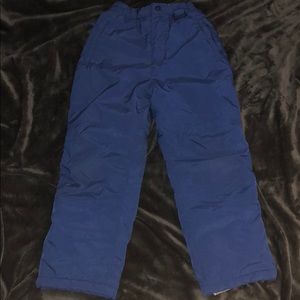 Blue snow pants size 6-7